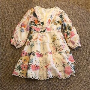 Chicwish Dresses - Chicwish Floral Long Sleeve Mini Dress Chicwish Dresses - Chicwish Floral Long Sleeve Mini Dress